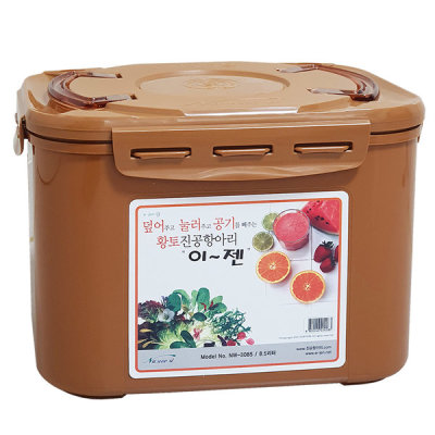 이젠 황토 진공항아리 누름독 김치통 매실통 16l