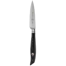 Messermeister 3.5 Blacksmith Paring Knife - German Steel Blade & Ebony Pakkawood Handle - Handcrafted in Solingen, Germany