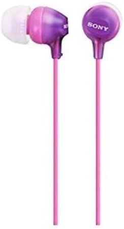 Sony in-Ear Headphones (Violet) - Stereo - Violet - Mini-Phone - Wired - 16 Ohm - 8 Hz 22 kHz - Gold Plated - Earbud - Binaural - in-Ear