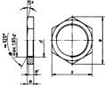 (50pcs) Metric DIN 80705 M14X1.5 Thin Conduit Panel Nut, Steel, Zinc 14 H Steel - Zinc Plated, ASMM19813