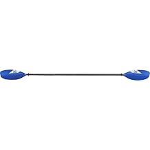AQUAGLIDE Universal Aries Adjustable Leverlock Kayak Aluminum Packable 4-Piece Paddle Tough Reinforced Nylon Blades Fishing Kayaking iSUP Family Friendly