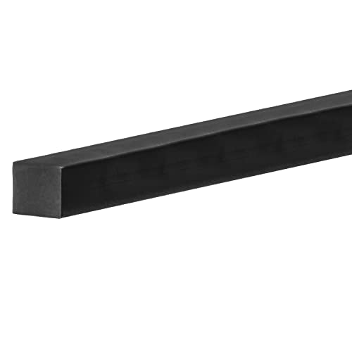 USA SEALING ZUSA-RC-606 Buna-N Cord Stock, 70A Durometer, Black, Square Profile, 0.202 in Cross Section, 10 ft Long, Buna, Nitrile, NBR