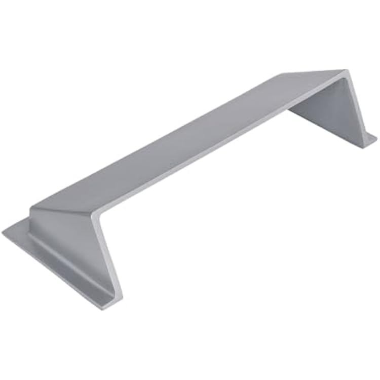 Floor Vent Air Deflector 4x14 Heavy Duty Cast Aluminum Matte Silver