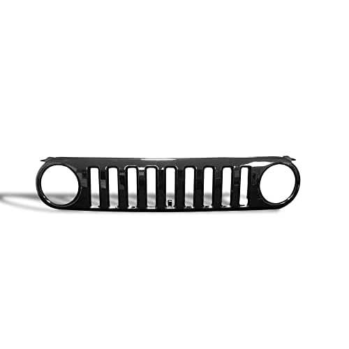 Armordillo USA 8720677 Vertical Style Front Hood Bumper Grille - Piano Black Fits 2007-2014 Toyota FJ Cruiser