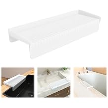 Sink Edge Protectors for Kitchen and Bathroom, Silicone Splash Guard, Countertop Protection from Scratches, Stains, Splashes - Sink Protector for Stainless Steel, Granite, Quartz