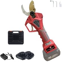 Ebooine Electric Pruning Shears, Professional Cordless Electric Pruner & Automatic Shutdown, Battery Operated Tree Branch Cutterwith 2 Lithium Batteries, 1.1 inch Cutting Diameter 6-8 Working Hours