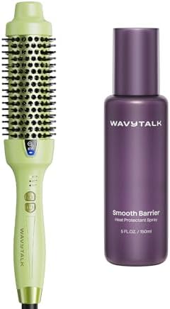 Wavytalk Blowout Express Thermal Brush and Heat protectant Spray for Hair 5 Fl Oz