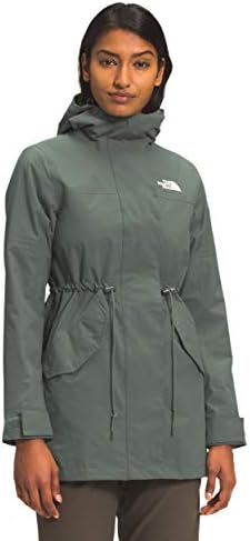 THE NORTH FACE Womens Metroview Trench, Agave Green, S