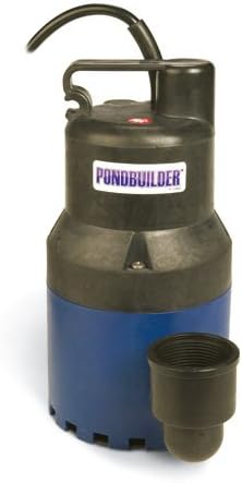 PondBuilder 1045 Clear Water Pump with 16-Inch Power Cord, 2340-GPH