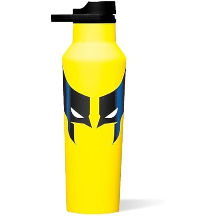 Corkcicle Sport Canteen - Beverages Cold 25 Hours - Triple Insulated Stainless Steel - Screw-On Lid - Reusable Bottle - Summer Drinkware Gift - Keeps Drinks Ice Cold - 20 oz - Wolverine
