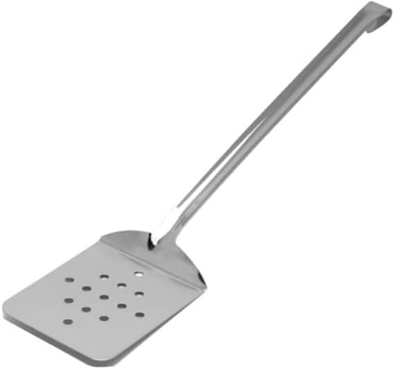 Genware Stainless Steel Egg/Fish Slice | Serving Spatula, Kitchen Spatula, Egg Slice