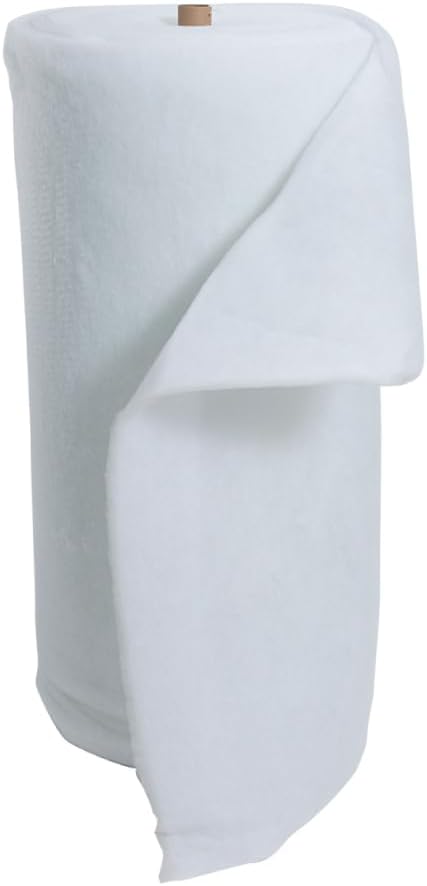 Fairfield Poly-Fil Light-Weight Quilt Batting, Premium Polyester Batting for Quilting, Quilting Supplies, 48" by 45 yd Roll