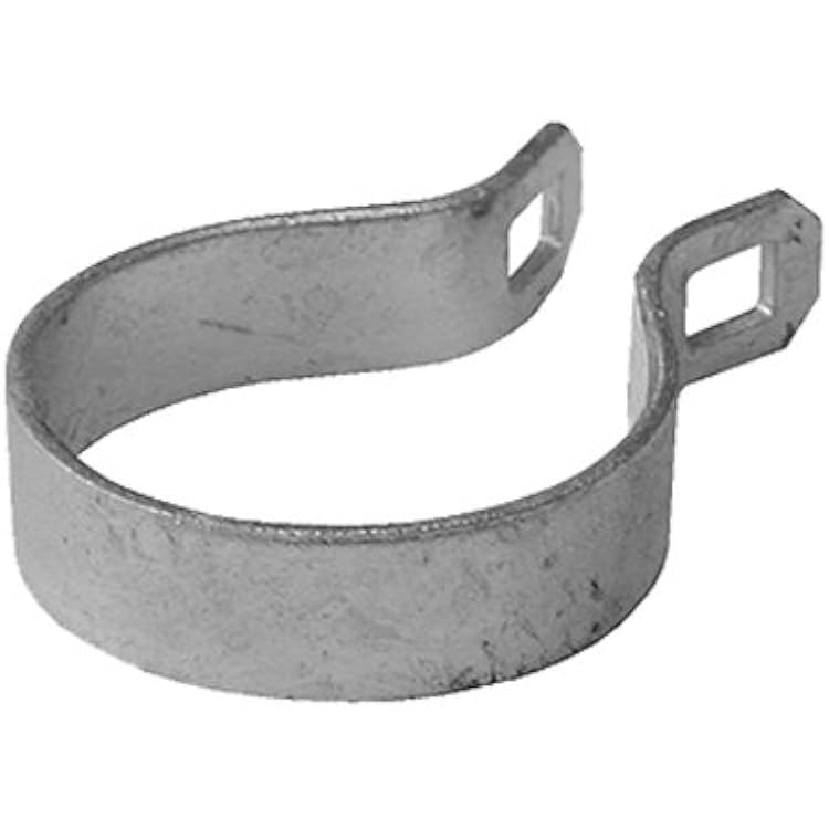 1-58 Inch Galvanized Chain Link Fence Brace Bands - Pack of 50