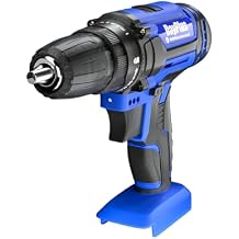 Cordless Drill Combi Screwdriver 21V with 2 Variable Speed, 3/8 Keyless Chuck, 25+1 Torque Setting, LED light(only Drill Body, without Battery and Charger)