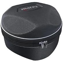Mares Shell Round Case - Soft Durable Protective Compact Scuba Diving Computer Storage Bag Case w/Zip Closure