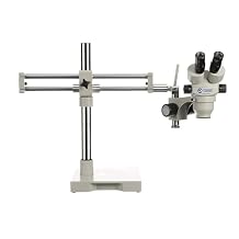 Unitron LX Microscopes by Unitron 23714RB System 273RB Binocular Stereo-Zoom Microscope with Roller Bearing Stand, 23 mm