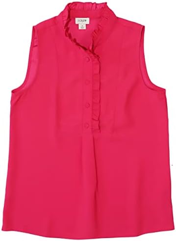 J.Crew Mercantile Women's Ruffle-Trim Crepe Tank Top
