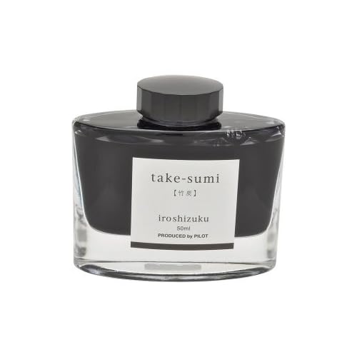 Namiki Refills Iroshizuku Take-Sumi Bamboo Charcoal Black 50mL Bottled Ink - N69224