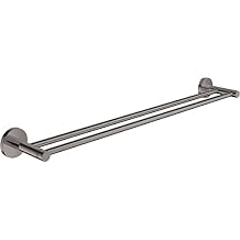 Grohe Essentials Hard Graphite Double Towel Rail 600mm