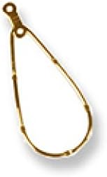 Impex Teardrop Earring Hoop Jewellery Findings Gold - per pack of 2
