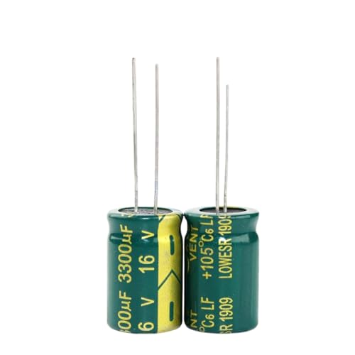 10 Pcs Aluminum ElEctrolytic Capacitor 3300 UF 16 V 10 X 25MM 13  20MM Radial Electrolytic Kapasitor New 2025 for Arrival High for Quality