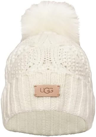 UGG Womens Cable Pom Beanie