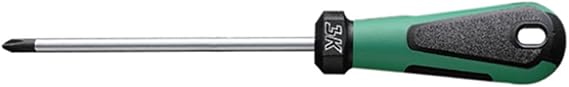 Stahlwille 48301000 4830 3K DRALL Cross-head Screwdriver - PH0, 60mm Blade - Chrome Alloy Steel, Matte Chrome Plating, Black Tips, Comfortable Handle - Manufactured in Germany
