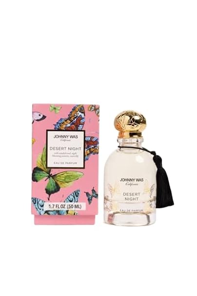 Johnny Was Desert Night 50 ML Fragrance Perfume Bottle Scent Pink Butterfly NEW
