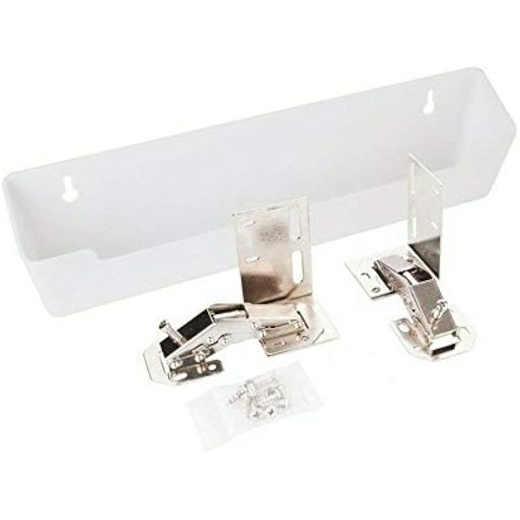 Y&Y Decor 14 INCH - SINK FRONT TIP OUT TRAY SPONGE HOLDER KIT WITH HINGES AND SCREWS