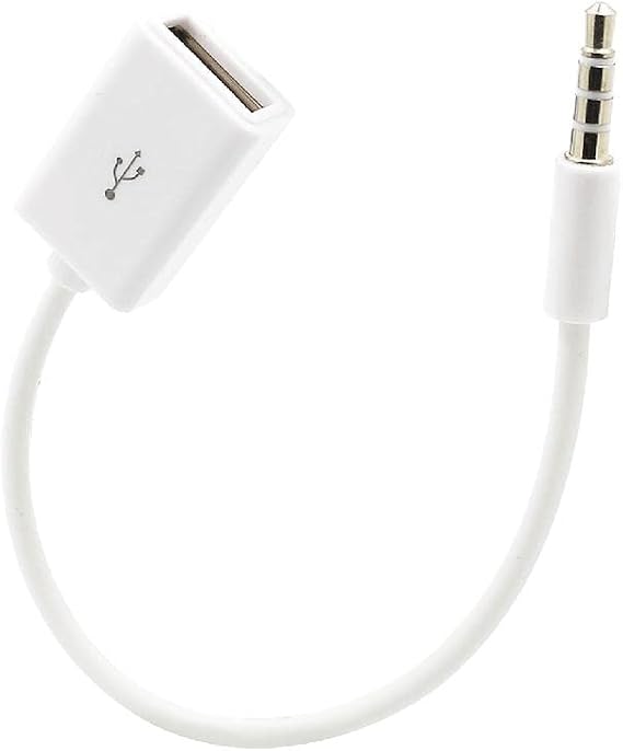 Audio Cable 3.5 Male to Usb Female Usb to Aux Audio Cable 3.5 Converter Cable for Devices with Aux Audio Jack 3.5 -