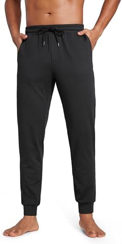 CRZ YOGA Cloud Jersey Lightweight Yoga Joggers for Men 29" - Breathable Casual Lounge Workout Soft Sweatpants with Pockets