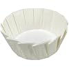50Pieces 6inch Basques Cake Paper Baking Oilproof Simple Paper Parchment Paper for Baking Cakes,Oven, Air Fryer White