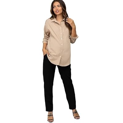 PinkBlush Pleated Relax Fit Maternity Pants