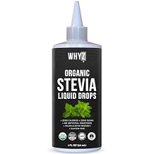 Organic Stevia Liquid Drops Zero Calorie Natural Sweetener for Coffee, Tea & Baking, Pure Stevia Extract, Keto Friendly, 1 fl oz, 228 Servings