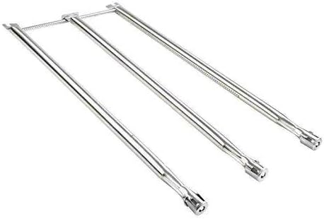 GasSaf Burner Tube Replacement for Weber 7508 Genesis Silver B & C, Genesis Gold B & C, Spirit 700 E-310 E-320, Weber 900 and Other Models, Stainless Steel Gas Grill Burner Tube Kit