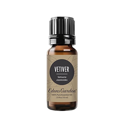 Edens Garden Vetiver Essential Oil- 100% Pure Premium Grade, Undiluted, Natural, Therapeutic, Aromatherapy, The Best for Diffuser, Skin, Humidifiers, Kid Safe 10 ml .33 fl oz