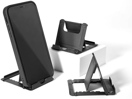 CHARGEWORX Tablet & Phone Stand 3 Pack, Adjustable Desktop Holder for iPad, Kindle & Nintendo Switch, Foldable Portable Travel Dock with 6 Viewing Angles, Anti Slip Riser for Office & Home