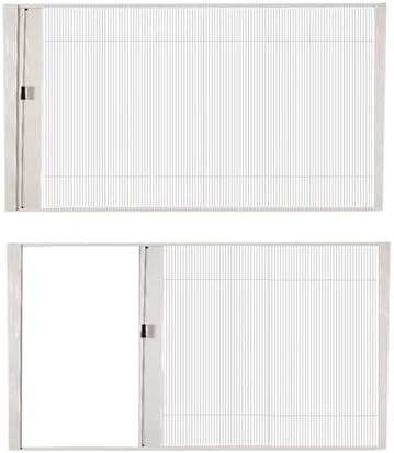 Window Screen 2 Pack Expandable Window Screens for Home, Horizontal Sliding Window Screen with Aluminum Frame & ABS Handle, Custom Durable Replacement Screen for Window18in