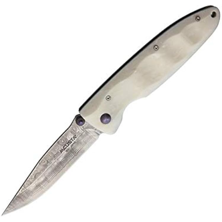 Mcusta MCU19D Linerlock White Corian