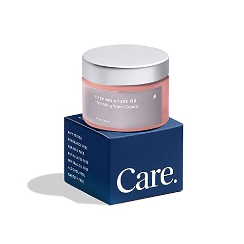 Care Skincare - Deep Moisture Fix, Hydrating Water Cream, Oil Free Face Moisturizer With Hyaluronic Acid, Fragrance Free For All Skin Types, Hydrating  Plumping 1.7 oz.