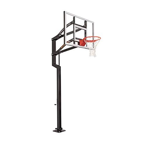 Goalsetter Contender In Ground Adjustable Basketball Hoop System with 54-Inch Acrylic Backboard - Multiple Rim Options