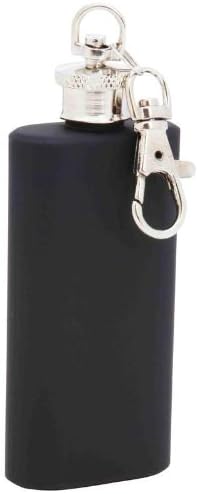 Gifts Infinity Stainless Steel Hip Flask Assorted Colors, 8oz, (2oz Black)