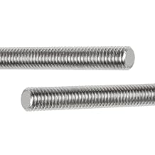 M8x250mm Fully Threaded Rod M8-1.25 2 Pcs Thread Rod 304 Stainless 10" Length Steel Right Hand Threads Metric Threaded Rod All Threaded Rod Studs Battery Post Extended