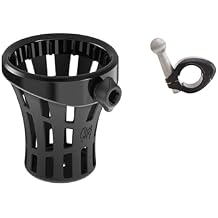 GEN 2 Big Ass Drink Holder with Aluminum Clamp Mount (Black, 7/8" or 1")