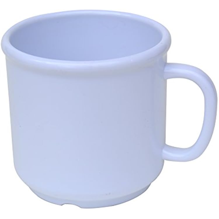 6 Pack Set - SAN Plastic - Hot Beverage Mug, White - 10 Ounce