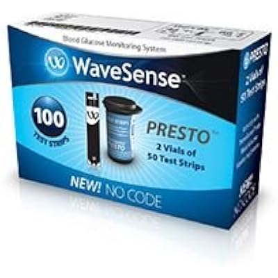 Wavesense Presto Test Strips - 100 each