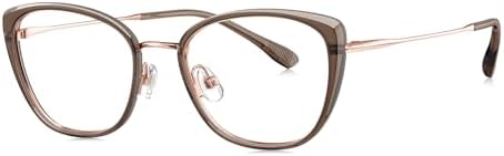 BOLON Titanium & TR Elegant Lady Butterfly Eyeglass Frames BA6167 51mm, Exclusive Eyewear Brand of EssilorLuxottica
