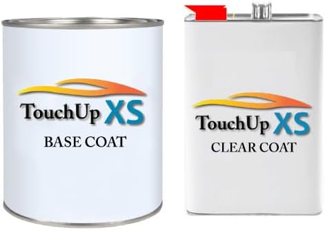 TouchupXS-for Nissan Maxima KBC Metallic Slate Half Pint Basecoat and 2K Quart Clearcoat Kit