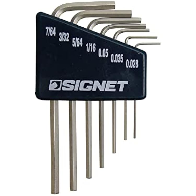 SIGNET 35062 Hex Key Wrench Set of 7 0.028-764