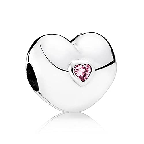 Myskey Junyan YH 925 SilverNew Sterling Silver Bead Charm Royal Crown With Crystal Clip Lock Stopper Bead Fit Pan Bracelet Bangle Jewelry
